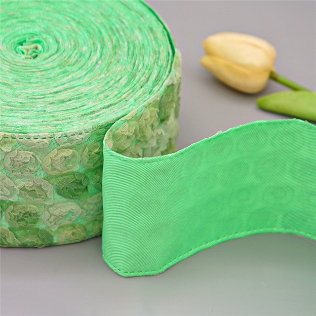 lace flower layering cloth ribbons