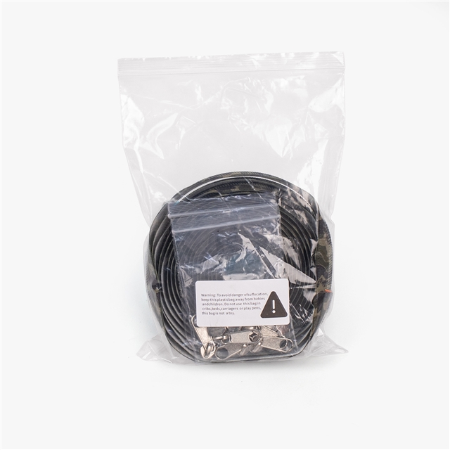 nylon 5# nylon zipper set (zipper 4.5 meters+10 pulls+20 front stops+10 tail stops)