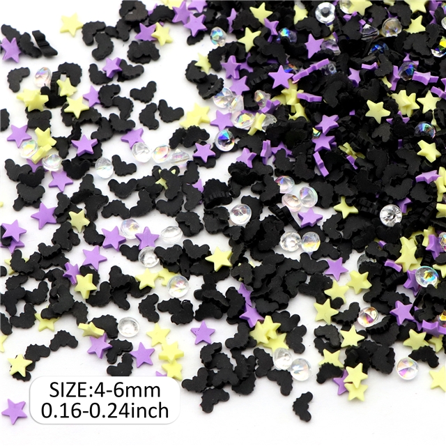 halloween series soft ceramic slice packaging filler 4#