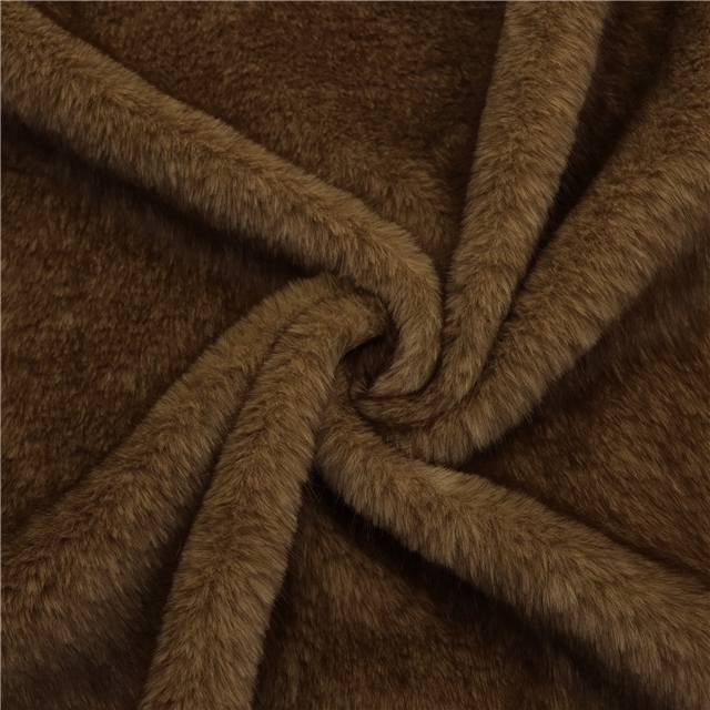 double color mink plush fabric 13#earth-yellow,50*170cm(19.7*66.9