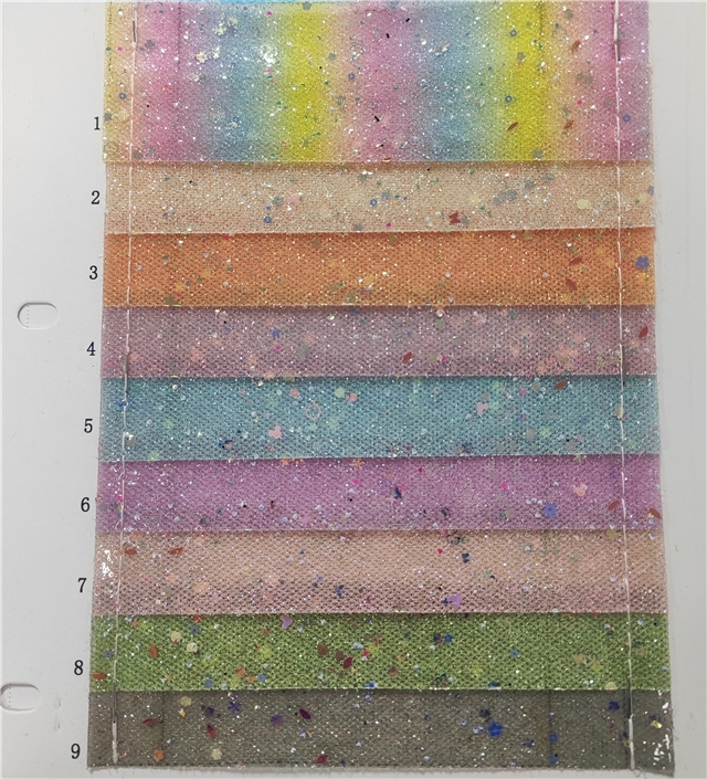 synthetic leather smooth glitter sequins faux leather