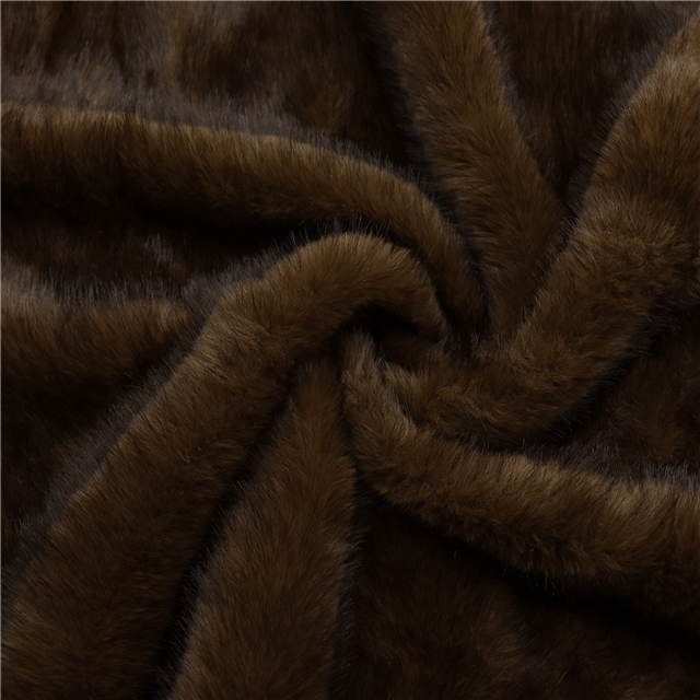 double color mink plush fabric 13#earth-yellow,50*170cm(19.7*66.9