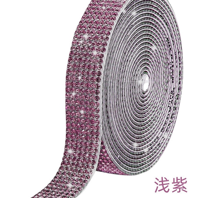 self adhesive rhinestone ribbon strips