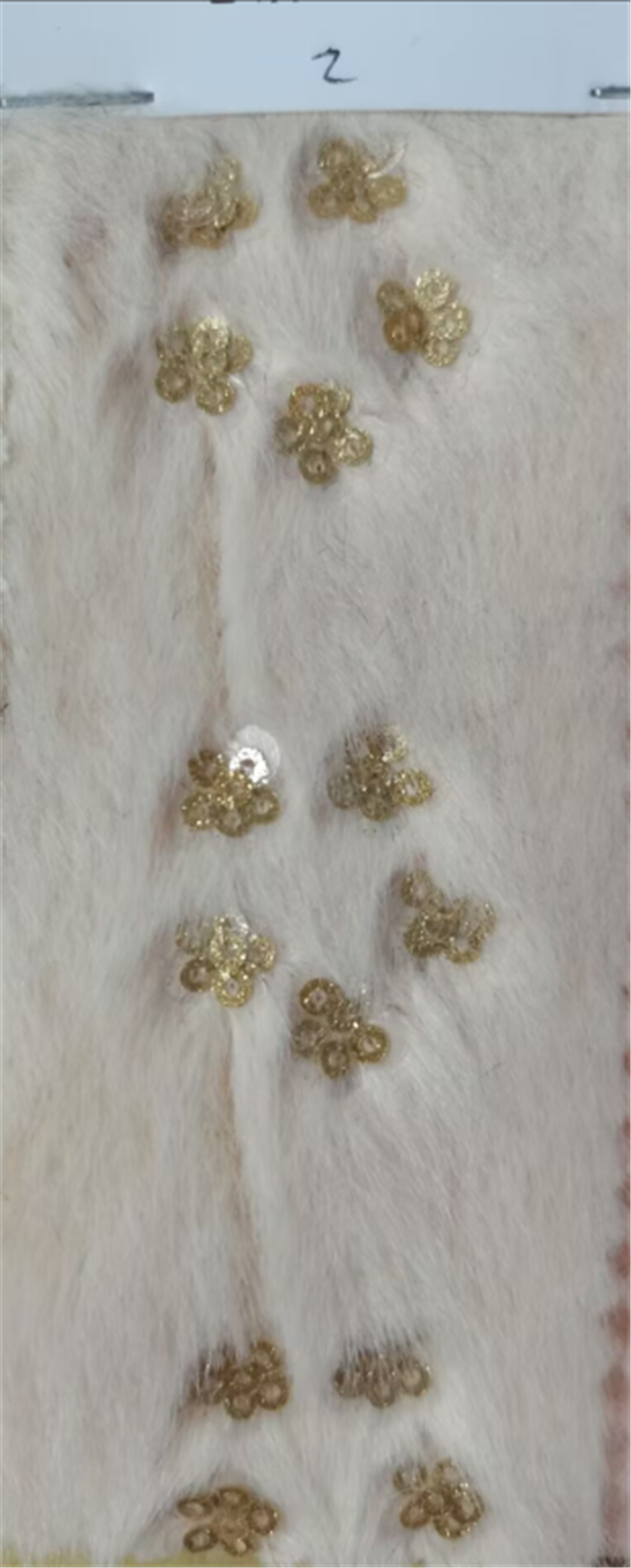 glitter sequin embroidered flower velvet fabric
