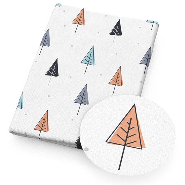 polyester cotton geometric animals series polyester cotton fabric set (8 pcs/set) polyester cotton fabric,20*20cm(7.9*7.9