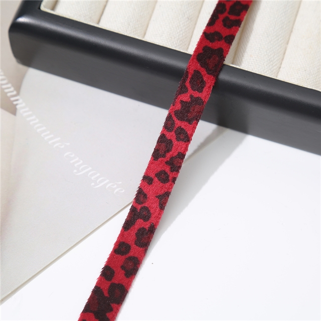 leopard print webbing