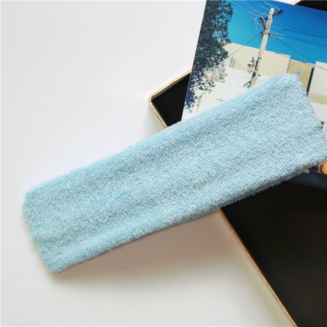 high elasticity sweat absorbing running pure cotton knitted headband
