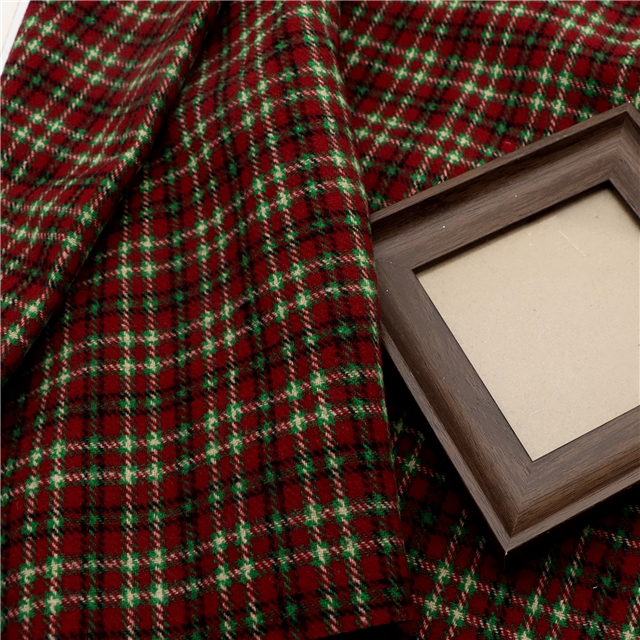 christmas plaid woolen straight edge strap