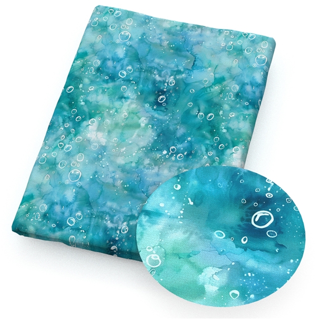 polyester cotton ocean series polyester cotton fabric set (12 pcs/set)