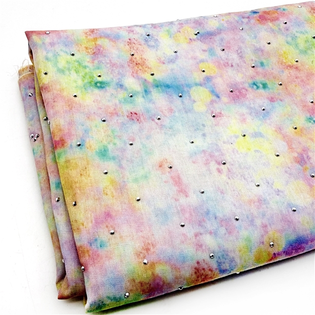 hot stamping dyed polyester-cotton fabric