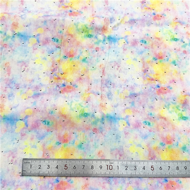 hot stamping dyed polyester-cotton fabric