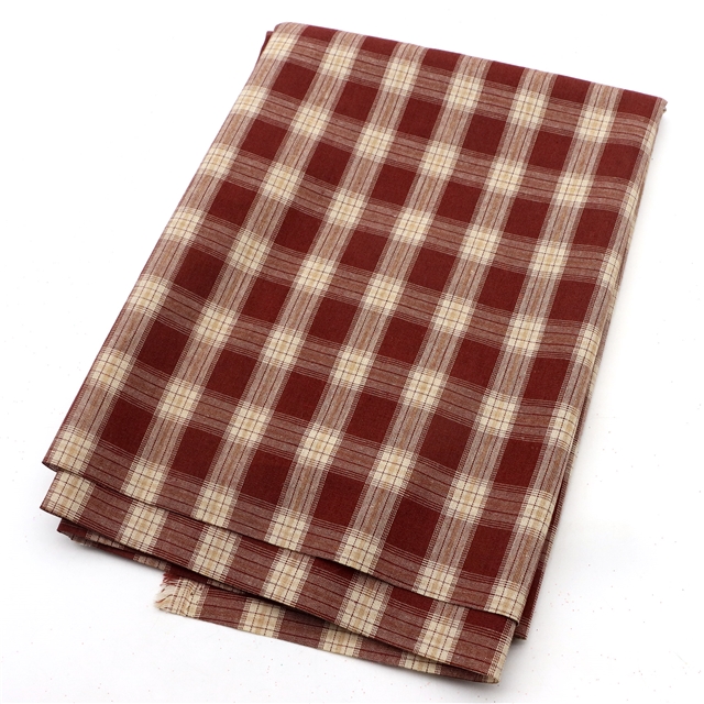 yarn dyed checkered fabric