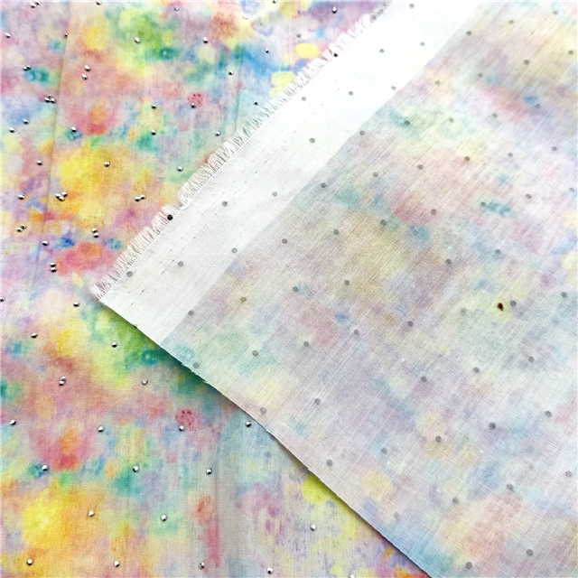 hot stamping dyed polyester-cotton fabric