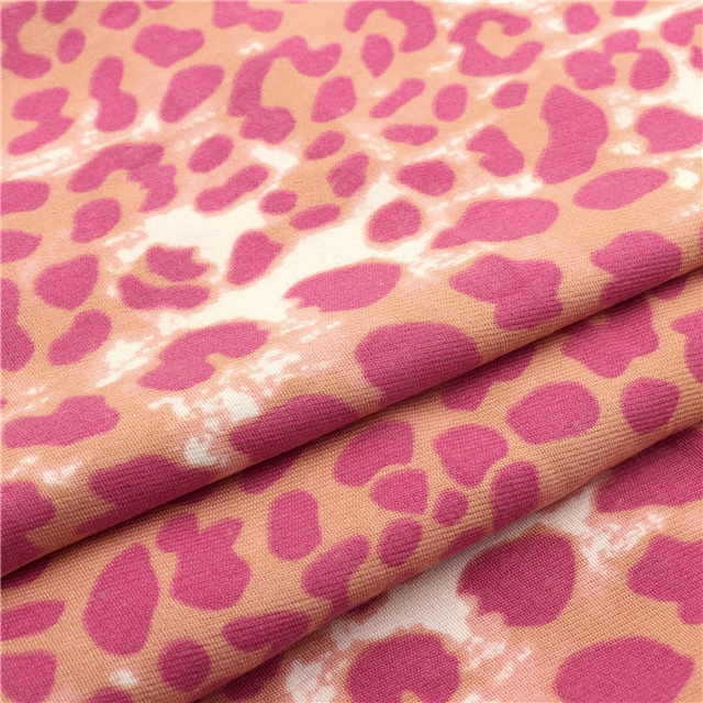 leopard print corduroy fabric