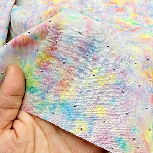 hot stamping dyed polyester-cotton fabric