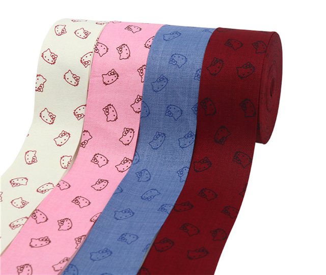 hellokitty fabric cut to stripe