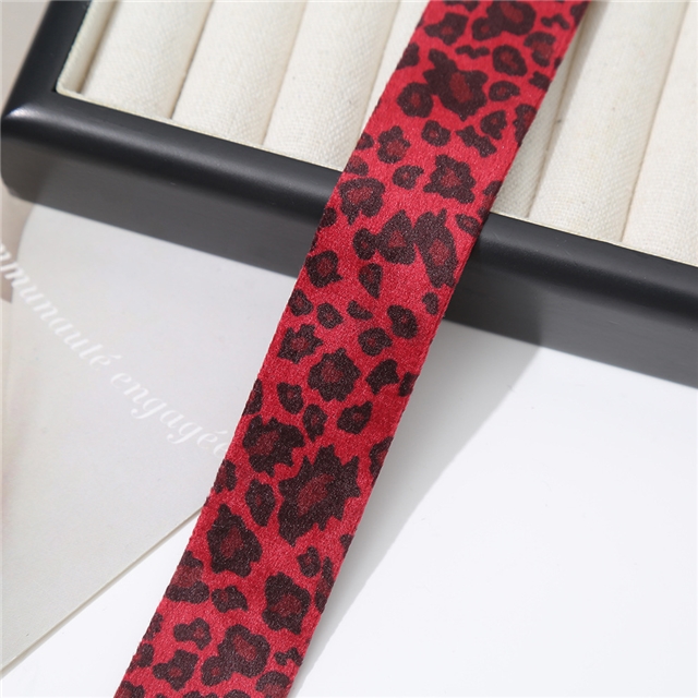 leopard print webbing