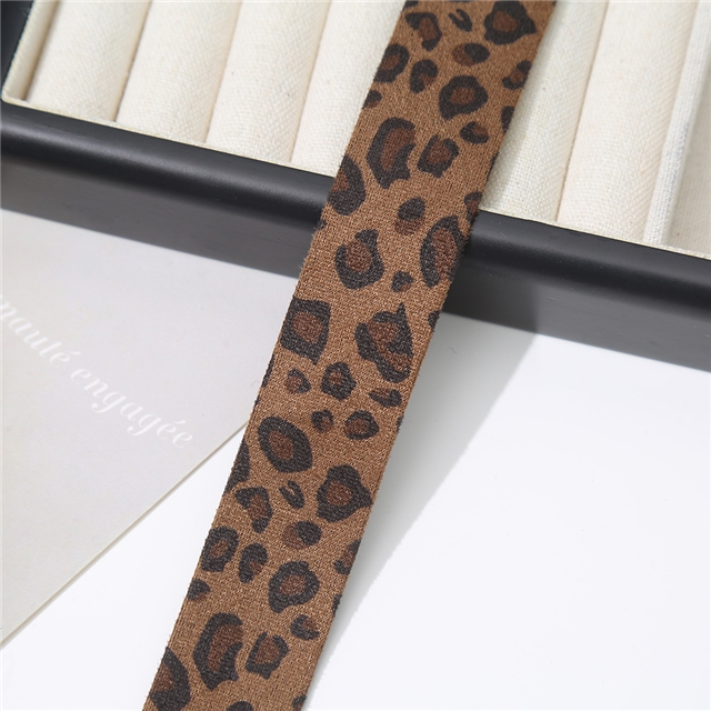 leopard print webbing