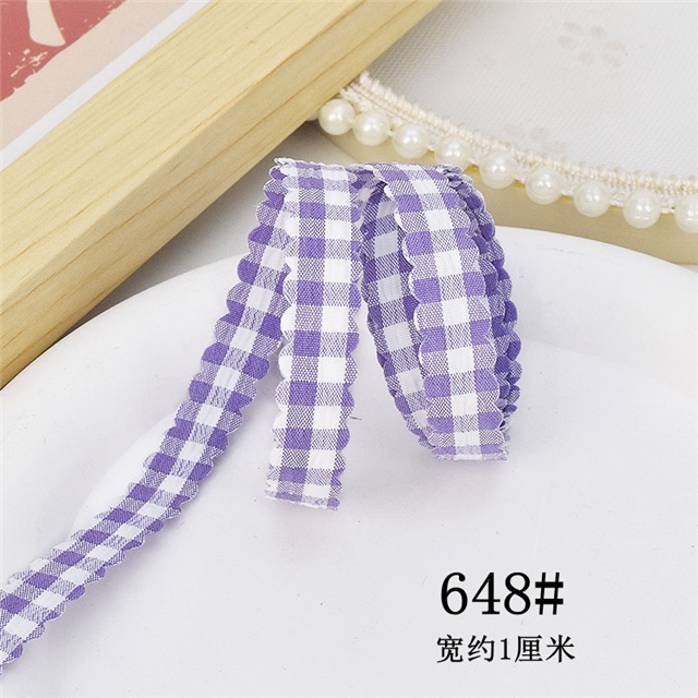 plain checkered woven tape