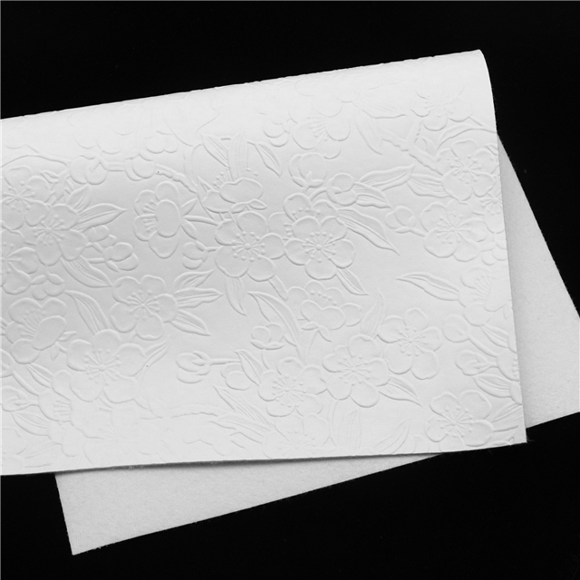 synthetic leather bump texture flower faux leather