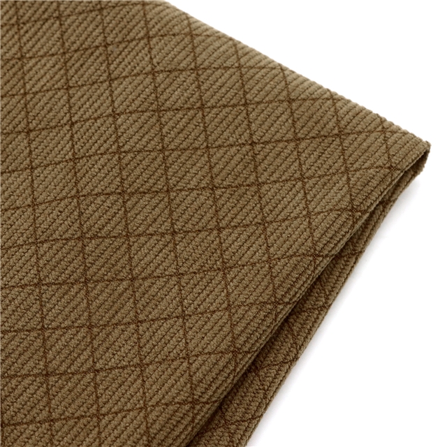 plain diamond patterned corduroy fabric
