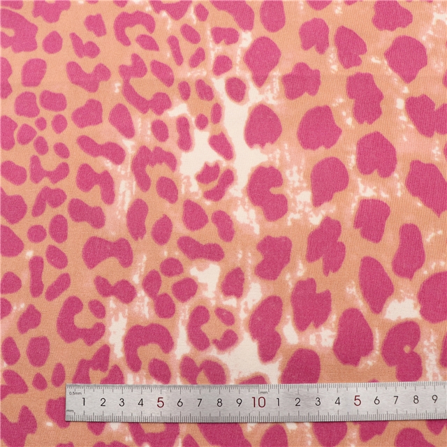 leopard print corduroy fabric
