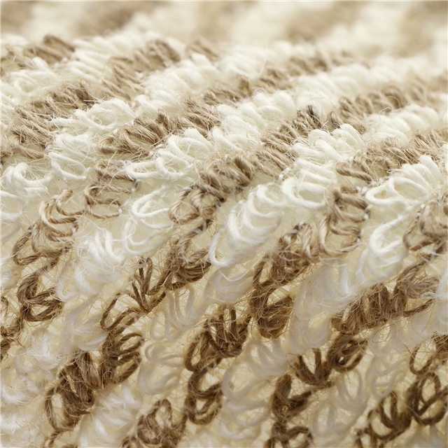 double color circular woven linen fabric