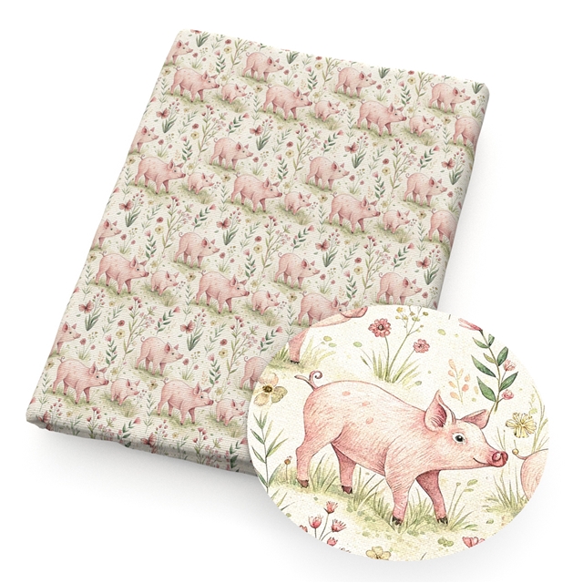 polyester cotton animals series polyester cotton fabric set (8 pcs/set) polyester cotton fabric,20*20cm(7.9*7.9
