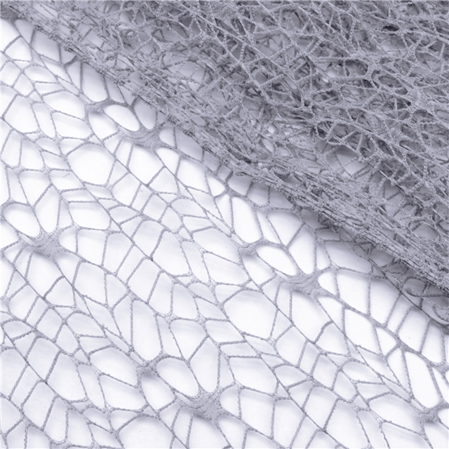 plain hollow mesh jacquard mesh fabric 25#gray,50*160cm(19.7*63