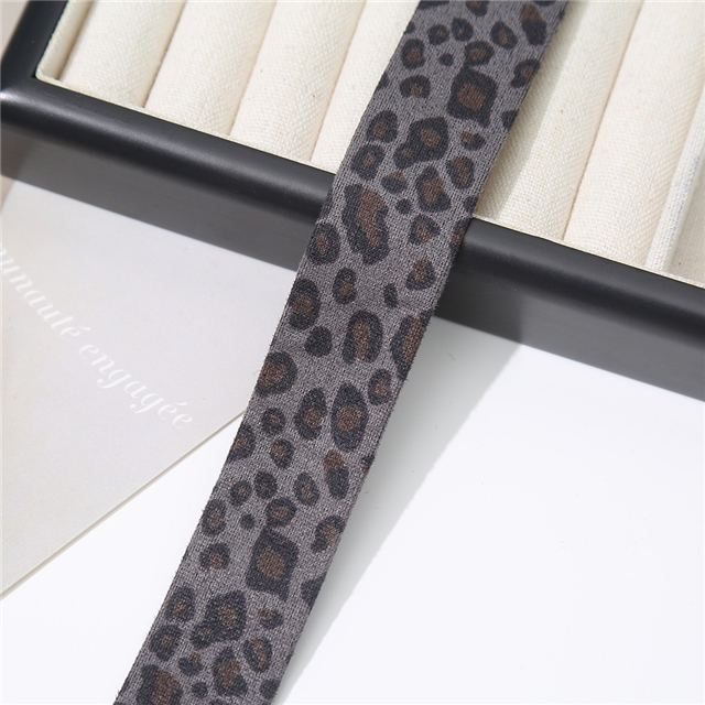 leopard print webbing