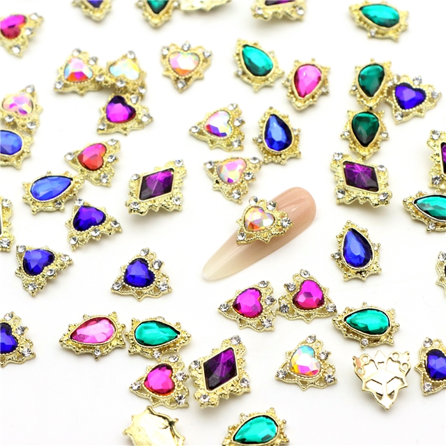 alloy nail art rhinestone alloy accessories