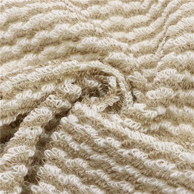 double color circular woven linen fabric