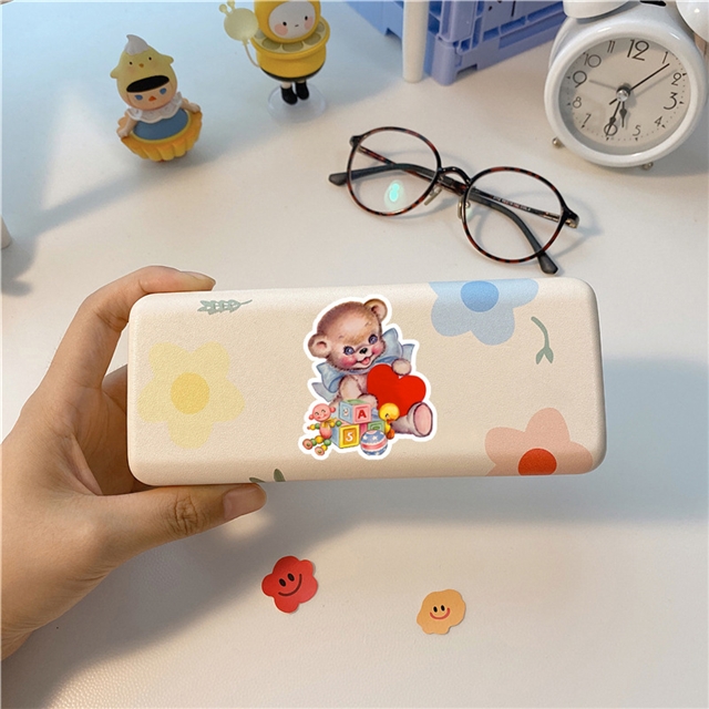 50pcs retro cute cartoon characters waterproof sticker