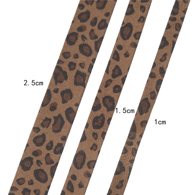 leopard print webbing