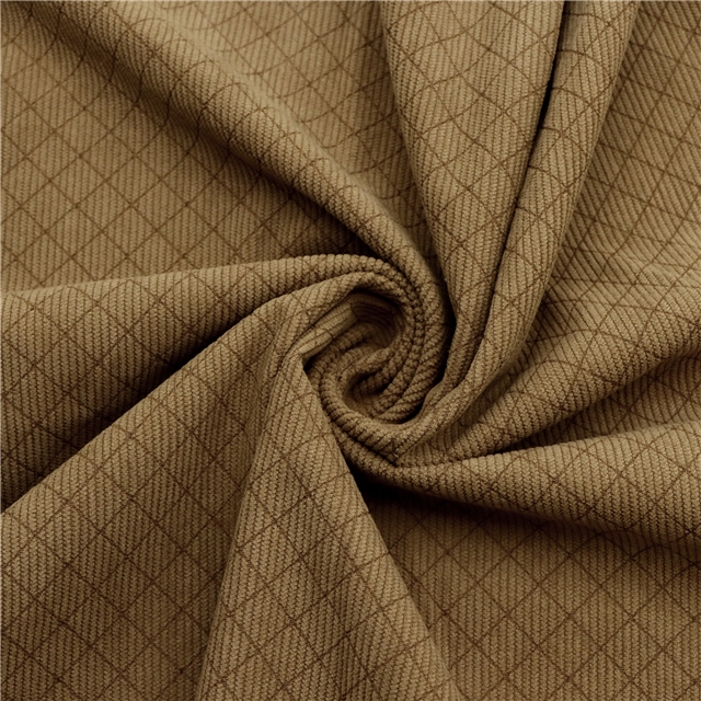 plain diamond patterned corduroy fabric 21#brown,50*150cm(19.7*59.1