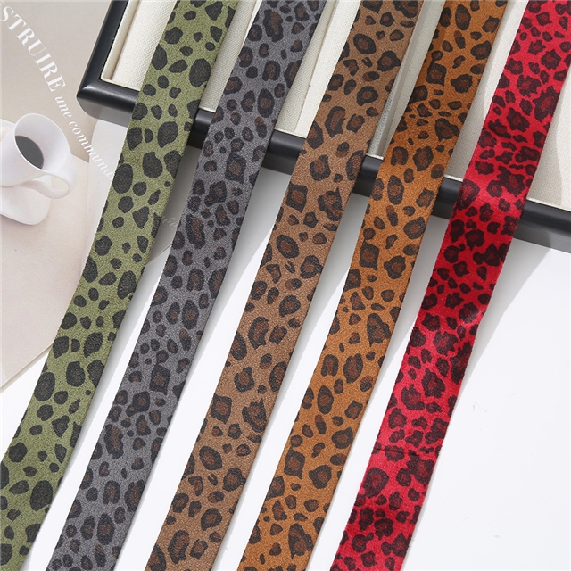 leopard print webbing