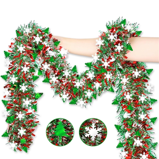 length: 2m pet christmas day floral decorative strips