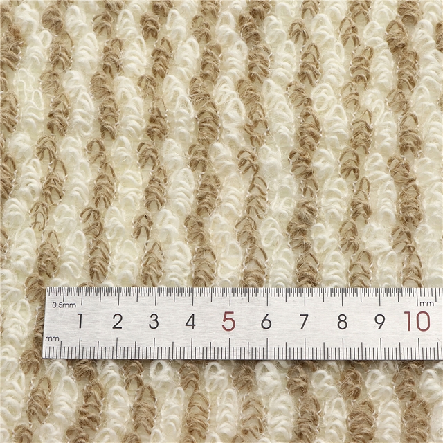 double color circular woven linen fabric