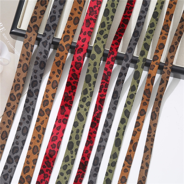 leopard print webbing