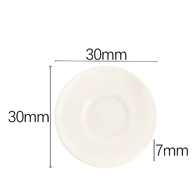 resin simulated coffee cup and plate 3d resin figurine
