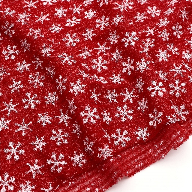 christmas snowflakes ink printing glass onion cloth