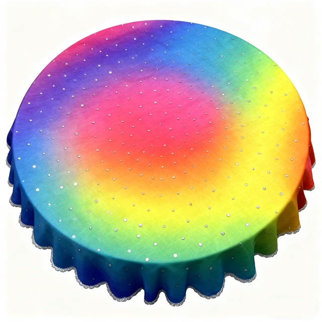 hot stamping 2 ways gainbow gradient knit fabric