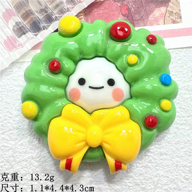 resin cartoon christmas tree large 3d resin accessories