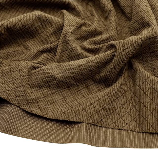 plain diamond patterned corduroy fabric