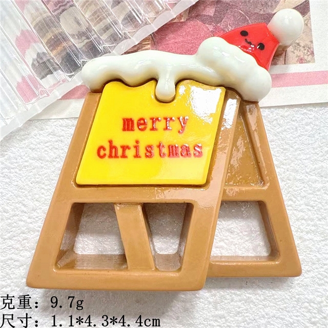 resin cartoon christmas tree large 3d resin accessories