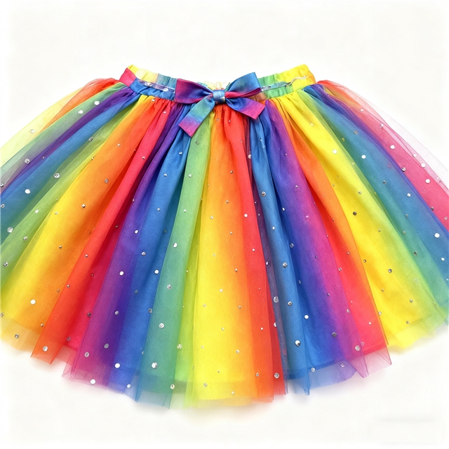 hot stamping 2 ways gainbow gradient knit fabric