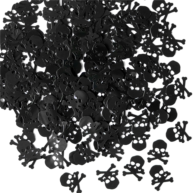pvc halloween paper scraps ghost bats spider webs pvc glitter packaging filler