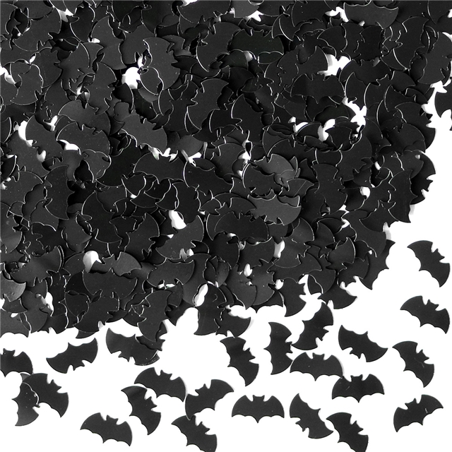 pvc halloween paper scraps ghost bats spider webs pvc glitter packaging filler