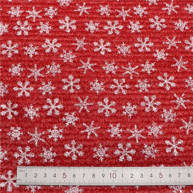 christmas snowflakes ink printing glass onion cloth
