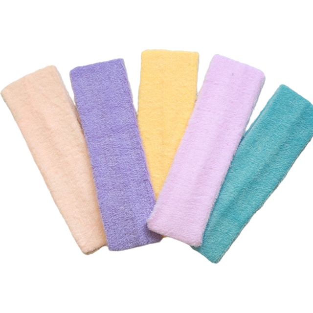 high elasticity sweat absorbing running pure cotton knitted headband